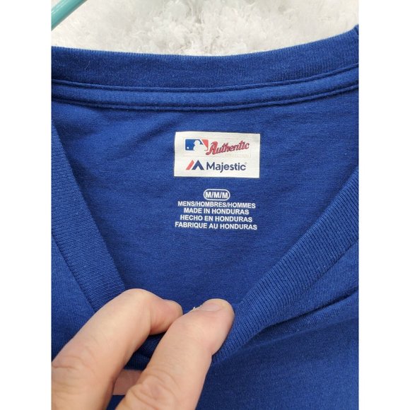 Chicago Cubs Shirt Men's Short Sleeve Crew Neck MLB Blue Size Medium - Picture 4 of 4